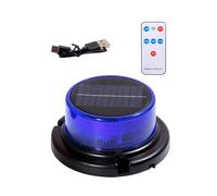 Solar Strobe Warning Light | Versatile | 11x7x15cm | Car Warnings Safety Lights | Automotive Warning Light | Adaptable | For Trailer SUV Sedan RV Outdoor