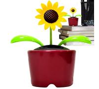 Solar Swinging Toy, Dashboard Decoration, 4,53 x 4,33 x 2,36 pollici, No Battery Needed, Gentle Motion Powered by Light, Car Interior Accessory for Home, Workplace, Window, Patio Use