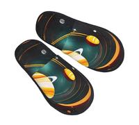 Solar System Jupiter Saturn Unisex Slippers Peluche Pantofole Calde Ciabatte Per Esterno Interno Casa L