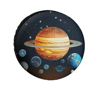 Solar System Planet - Copertura per pneumatici di ricambio resistente alle intemperie, diametro dei pneumatici da 24 a 36 pollici, protezione universale per ruota per rimorchio, camion, camper, SUV