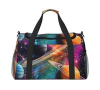 Solar System Planets - Borsone da viaggio impermeabile compatto, per sport, palestra e fine settimana, per uomini e donne