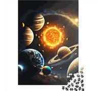 Solar System Puzzle Impossibili 1000Pcs Decorazione Per La Casa. Rilassamento E Intelligence Per Adulti E Ragazzi Da 14 Anni 1000pcs (38x26cm)