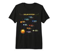 Solar System T Shirt - Awesome Gift Shirt for Space Geeks Maglietta Premium