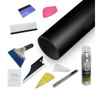 SOLAR SYSTEMS - Tönungsfolie Auto - Scheibentönungsfolie - mit 10-teiligem Montagekit - Scheiben Tönung Folie ABG Konform, mit Sonnenschutz & Anti-Scratch - Panthera Folie 285c 85% Schwarz 76x300cm