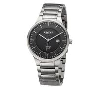 Regent Orologio da uomo 32-BA-709 – Solare in titanio, 40 mm, quadrante antracite