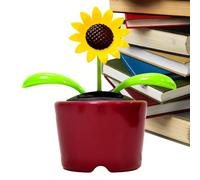 Solar Toys, Solar Powered Swinging Flower Figurine, Weather-Resistant Car Accessories, Tavolo Ornament for Home Decorations, Dashboard Display, Pet, 4,53 x 4,33 x 2,36 pollici
