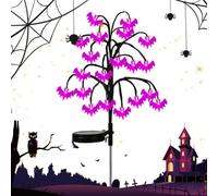 Solar Tree Stump LED Garden Lighting | Solar Halloween Lights Outdoor