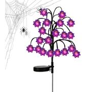Solar Tree Stump LED Garden Lighting | Solar Halloween Lights Outdoor