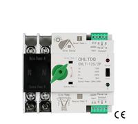 Solar Type 63A 100A 125A 2P 4P ATS Dual Power Automatic Transfer Switch for PV and inverter Din Rail NWPNLXEA(125A,4P_220V)