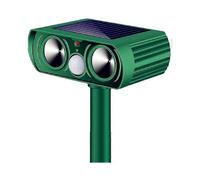 Solar Ultrasonic Cat Repeller Outdoor Cat Repellent Adjustable Sensitivity and Frequency Ultrasonic Cat Repeller to Repel Pests Garden Protector