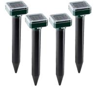 Solar Ultrasonic Repellent, Upgrade Mole/mouse, Etc. 4 Packs