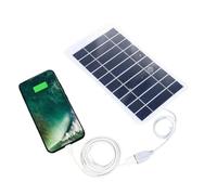 Solar USB Charger Flexible Portable Power Bank, solar panel usb | Security Camera Solar Panel for Outdoor Travel Backpacking Home Cell Phone Camping Hiking