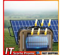 Solar USB Charging Work Light Power Display IPX4 Waterproof Camping Light (COB)