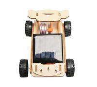 Solar Vehicle Experiment Toy - Educational Science Kit Wooden Construction Model, DIY Physics Learning Assembly Set Solar Energy Powered Car Demonstration Project, STEM Training Activity | Over 7 Year