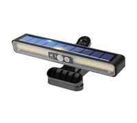 Solar Wall Lights - Outdoor Solar Lights For Fence, Weather-Resistant Bright Lamp + 120 Grade Adjustable Angle | Polymer High Grade For House Outside Yard Roof Door