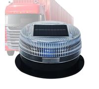 Solar Warning Light - Portable Signal Beacon | Heavy Duty LED Śtrobe | Energy Saving Emerģency Lamp | Long Lasting Safety Flash | High Visibility Indicator For Traffic Control Construction