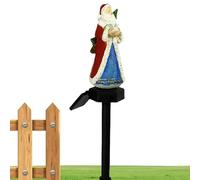 Solar Weatherproof Christmas Tree - Outdoor Christmas Lights | Water-Resistant Santa Claus Decorations, Path Lighting, Outdoor Fairy Lights for Garden, Patio, Balcony