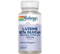 Solaray Lisina, Beta-Glucano e Foglie di Ulivo - 60 capsule