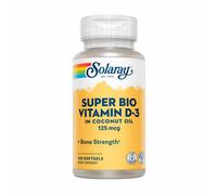 Solaray Super Bio Vitamina D-3 120 Softgels 125 Mcg