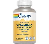 Solaray Timed Release Vitamin C in Capsule - 250 capsule veg.