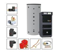 Solarbayer BioX 35 Gassificatore Legna Set 2B (2200L) Caldaia a Pacchetto [EEK: +]