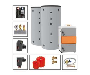 Solarbayer HVS 25 E Gassificatore Legna Set 3A (2x800L Caldaia) Caldaia a [EEK: +]