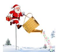 Solare Di Natale a Forma Di Bollitore | Annaffiatoio Babbo Natale Impermeabile | Esterni Impermeabili | per Giardino Prato Paesaggio Ingresso Festa Donne Mamma Grande