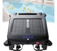 Solare/Elettrico Robot Skimmer Pulitore Piscina, Robot Automatico Pulitore Piscina con Evitare Ostacoli Pulizia Continua Giorno e Pernottamento, 2 Modalità di Velocità