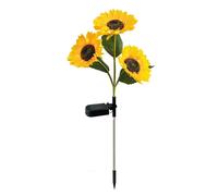 Solare Girasole Palo Luci Giardino Esterno Sentiero Festa Yard LED Lampade Fiore