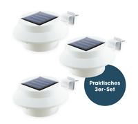 Solare Grondaie Luci LED 3er Set Illuminazione Casa Sicurezza Batteria EASYmaxx