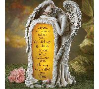 Solare Illuminato Piange Angelo " It Si È Rotto Nostro Cuori " Loved Ones Lost