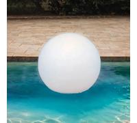 Solare Luce Sferica Esterno Sensore Alba IP68 Ø 20cm Bianco 6000K LED [EEK: C]