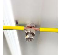 Solare oundi Lug per rame placcato TiN PV oundi Morsetto per pannello solare ound clip modulo fotovoltaico Eari Conntor e oundi Wire Clamp per tetto ound Carport installazioni 2 pezzi