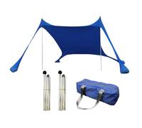 Solare Spiaggia - Grande Ombrellone Portatile Resistente | 200 x 160 cm Solare da Esterno Ombra - Per Campeggio All'Aperto Pesca Escursionismo Picnic Viaggio Feste Giardino Cortile Patio