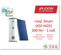 Solare termico PLEION mod SMART M25 per caldaia prod. ACS 200 Litri 1 collettore