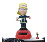 solares per pompieri - giocattolo solares oscillante, ornamento per finestre di auto divertenti | Figura stravagante Wobblehead per scrivania d'ufficio auto, regalo di decorazione di n