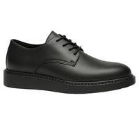 Solaress 03 - Sneakers casual da uomo, in pelle, per lavoro e tutti i giorni, Nero , 44 EU