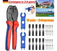 Solari Connettori Pinza Crimpatrice Cavo Connettore Pannello 2,5 - 6,0 Mm²