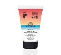 Solarium Crema Solare Antiage e Antimacchie Viso 50ml - Alta Protezione SPF50 - Protegge la pelle dai raggi UV, oltre a svolgere una funzione schiarente in caso di macchie al viso