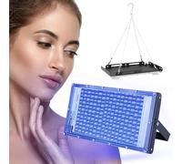 Solarium per la casa, 15 W, luce abbronzante USB portatile con 144 LED, abbronzante viso con ganci appesi per viso e corpo, luce abbronzante viso