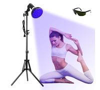 Solarium per la casa, lampada abbronzante per il viso, per viso e corpo, aiuto per l'abbronzatura, 54 W, 390 nm e UVA, altezza e angolo regolabili
