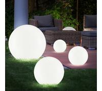 Solarleuchte Da Esterno LED Palla Erdspieß 4er Set, Sensore Crepuscolare IP44