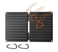 Solarpanel-Ladegerät - Tragbari Solarpanel, Stromgenerator Ladestation Mit Systemsteuerung Für Camping Rucksack Wanderung & Handyaufladung