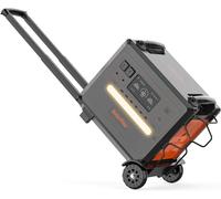 SOLARPLAY Centrale Elettrica Portatile 2500W,(4800W Potenza di Picco) Generatore Solare 2300Wh con Batteria LiFePO4,12 Porte, per Campeggio,Camper, RV, Viaggi, Emergenza Mancanza (2500W+Pendant)