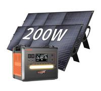 SOLARPLAY Centrale Elettrica Portatile 2500W,(4800W Potenza di Picco) Generatore Solare 2300Wh con Batteria LiFePO4,12 Porte, per Campeggio,Camper, RV, Viaggi, Emergenza Mancanza (2500W+2 * 200W)