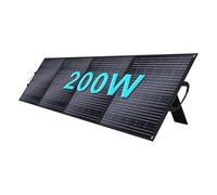 Solarplay - Pannello solare pieghevole da 200 W, per generatori solari portatili, modulo fotovoltaico, impianto solare per sistema indipendente dalla rete, per giardino, balcone, roulotte verso