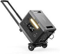 SOLARPLAY - Power station portatile 2400 W, 2160 Wh con batteria LiFePO4, 12 porte, UPS 230 V, portatile Power Station per campeggio, viaggi, camper, unità di emergenza (Q2501)