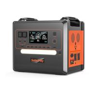 SolarPlay Q2402M Centrale Elettrica Portatile 2304 Wh con Batteria LiFePO4, 2500 W Uscita Continua (Picco 4800 W), Ricarica Solare Rapida, per Backup Casa e Attività All'aperto