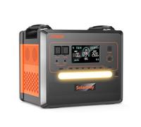SolarPlay Q2402M Centrale Elettrica Portatile, Batteria di Backup LiFePO4 da 2304 Wh, Uscita CA 2500 W (Picco 4800 W), Presa CA, CC, ad Energia Solare, Adatta per Camper e Viaggi All'aperto