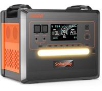 SolarPlay Q2402M Generatore Di Corrente Portatile 2304 Wh LiFePO4, 2500 W Uscita Continua, Ricarica Solare Rapida, Generatore Portatile per Campeggio, Emergenza e Backup Casa